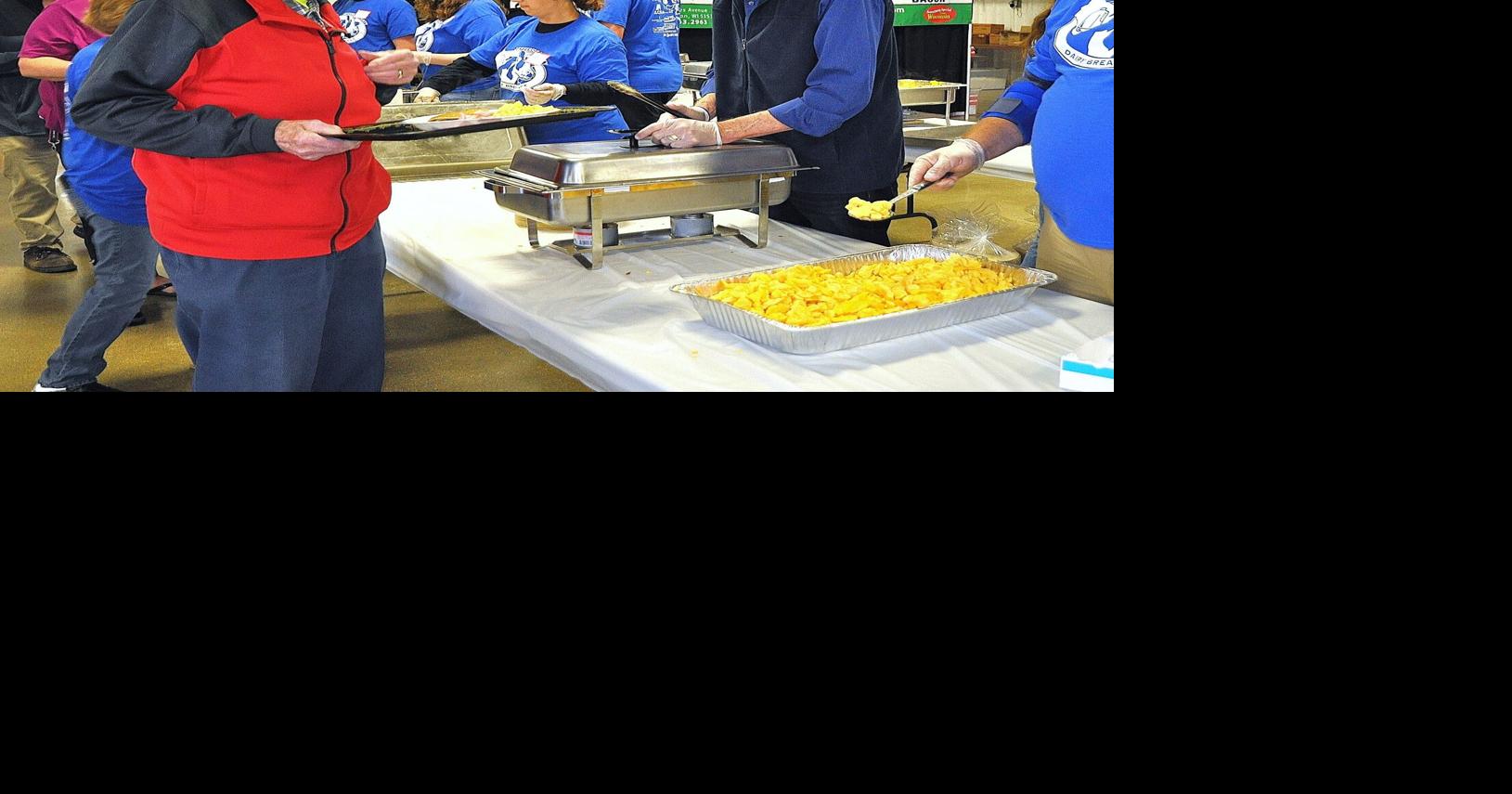 Governor serves at Dairy Breakfast 4 Jefferson