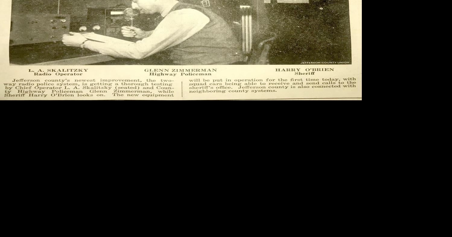 From the archives Jan. 27, 1939 TwoWay Police Radio System Begins