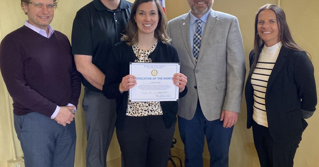 Cindy Smith is April's Rotary Teacher of the Month - Vimarsana News