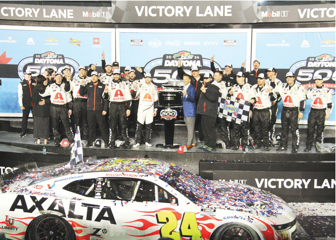 BYRON OF HENDRICK MOTORSPORTS WINS HIS FIRST DAYTONA 500 | Sports