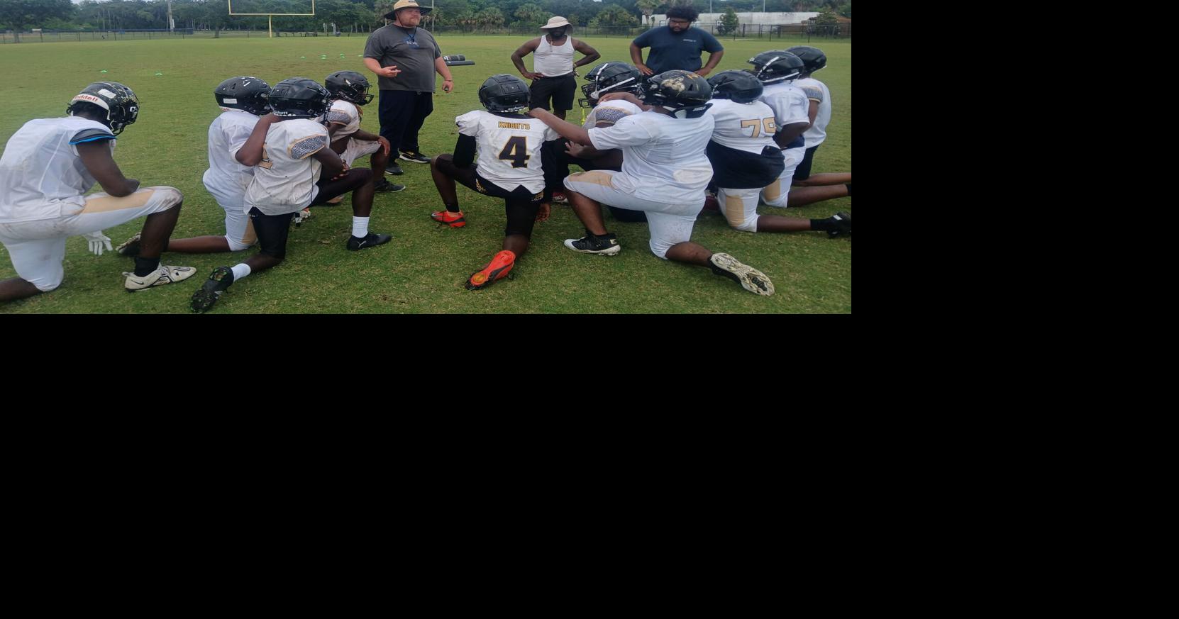 School spring football games underway