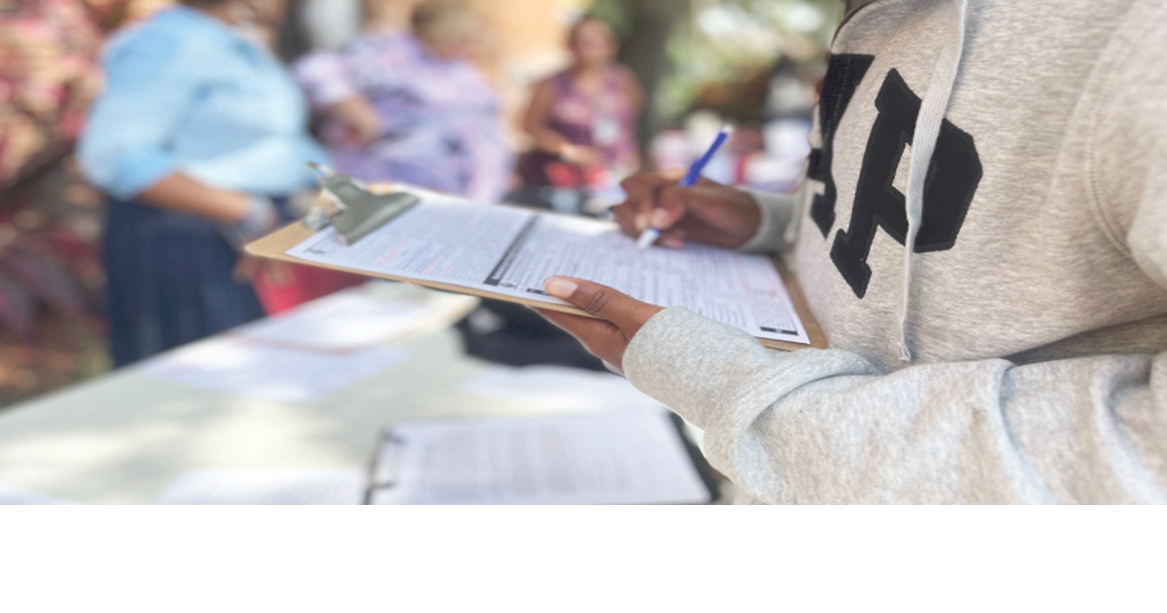 About 100 BCU students sign up on National Voter Registration Day