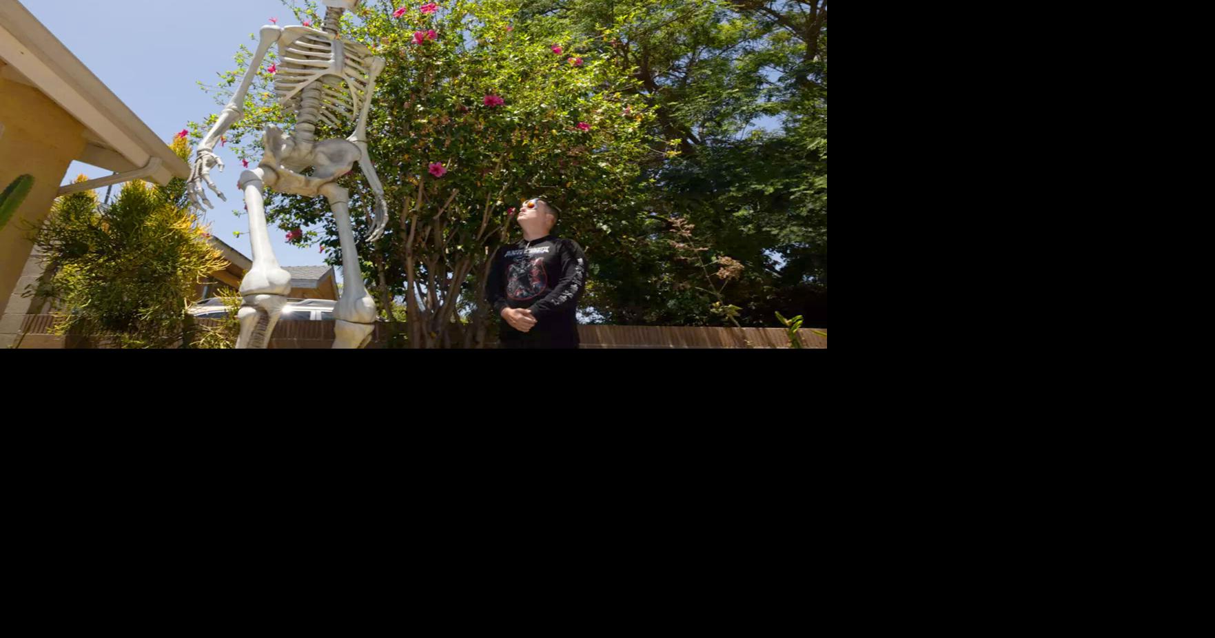 Forget Halloween: Giant skeletons are staying up year-round across LA