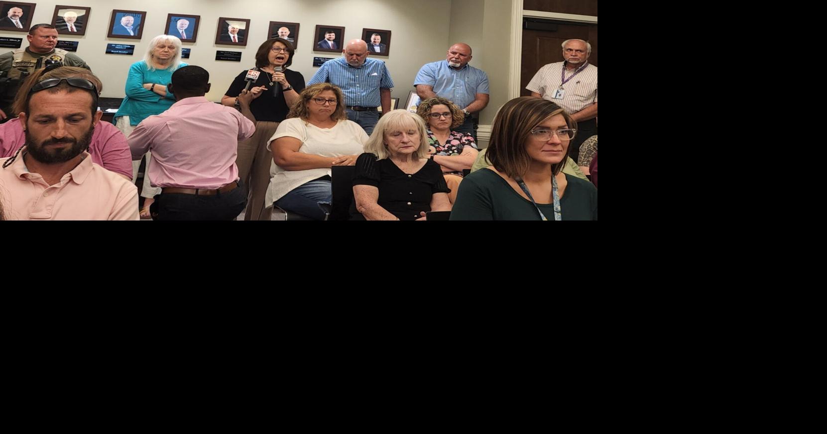 Residents plead with school board not to close Sparkman