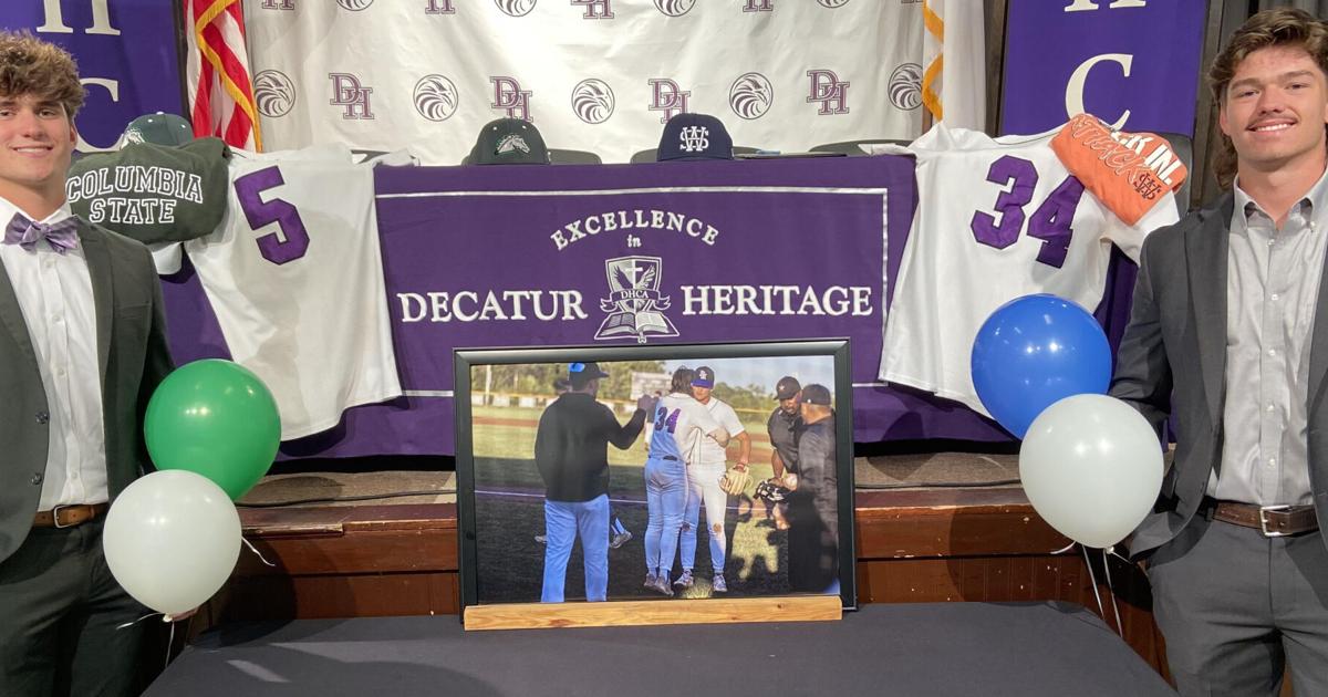 Decatur High Baseball More to celebrate at Decatur Heritage: Two baseball players sign to ...