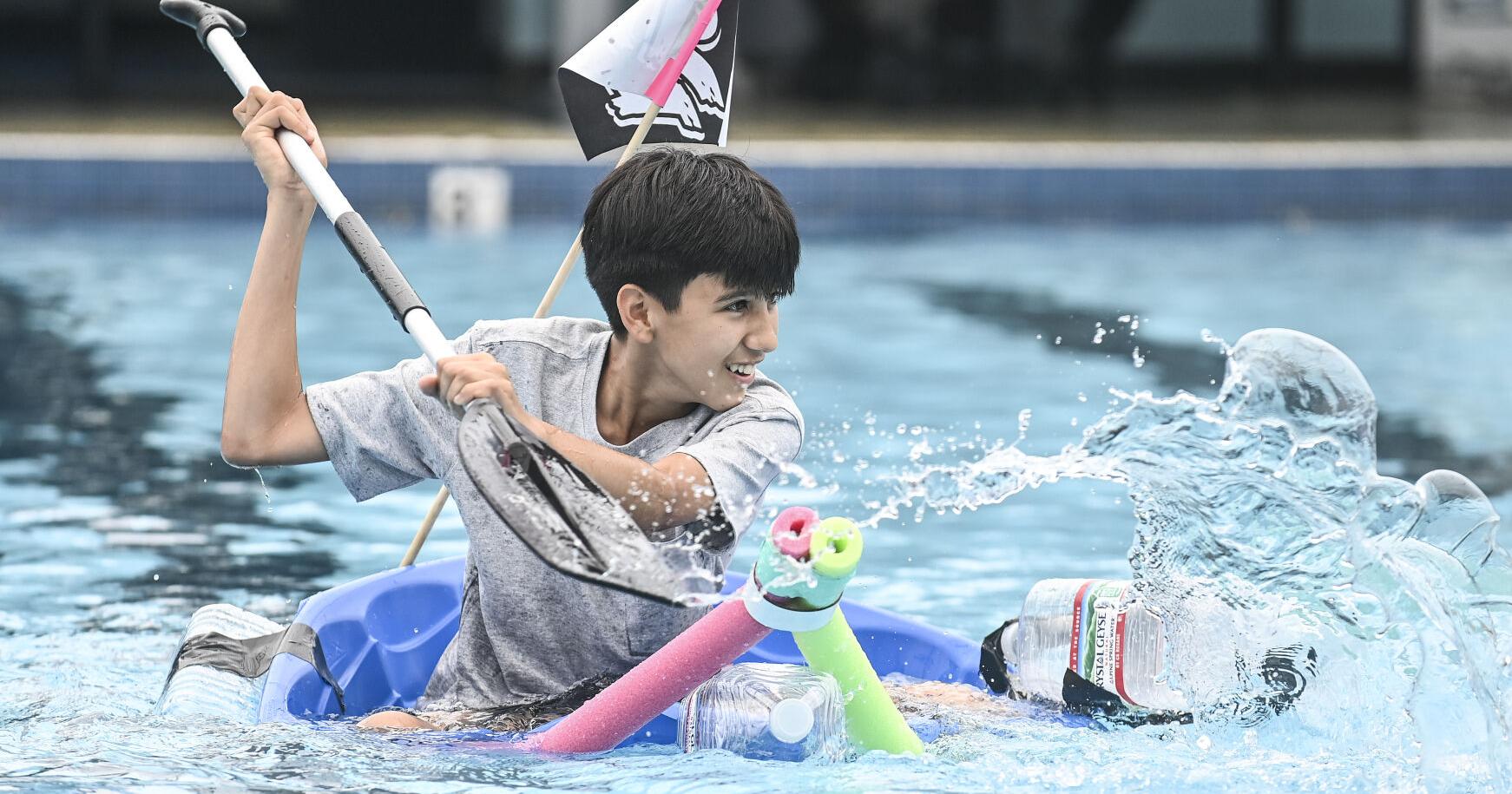Decatur City Schools continues raft race tradition at Aquadome on Tuesday - Vimarsana News
