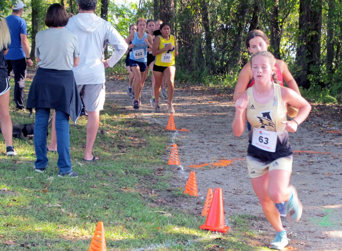 Athens girls Abbie Ogles 63 tries to hold her position.jpg