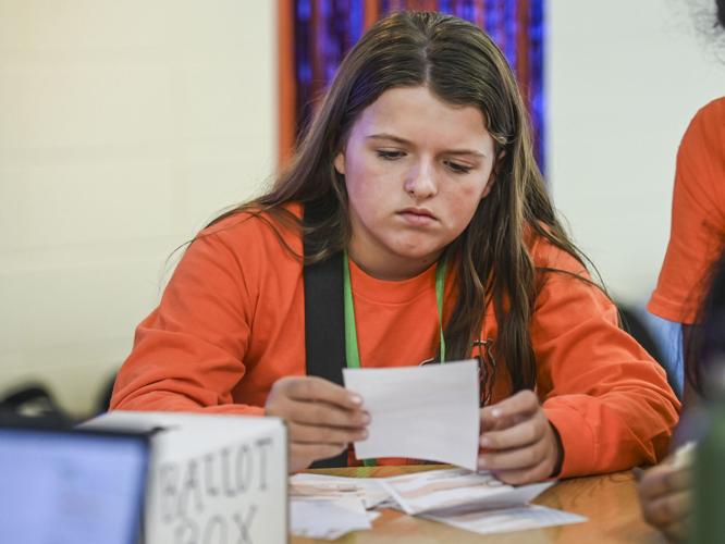 Kamala Harris wins Austin Middle mock presidential election Decatur