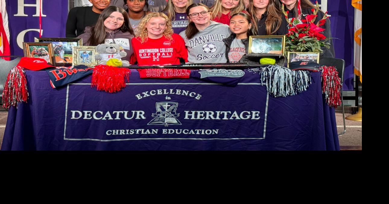 Decatur Heritage's Sims signs with Huntingdon | Decatur Heritage ...