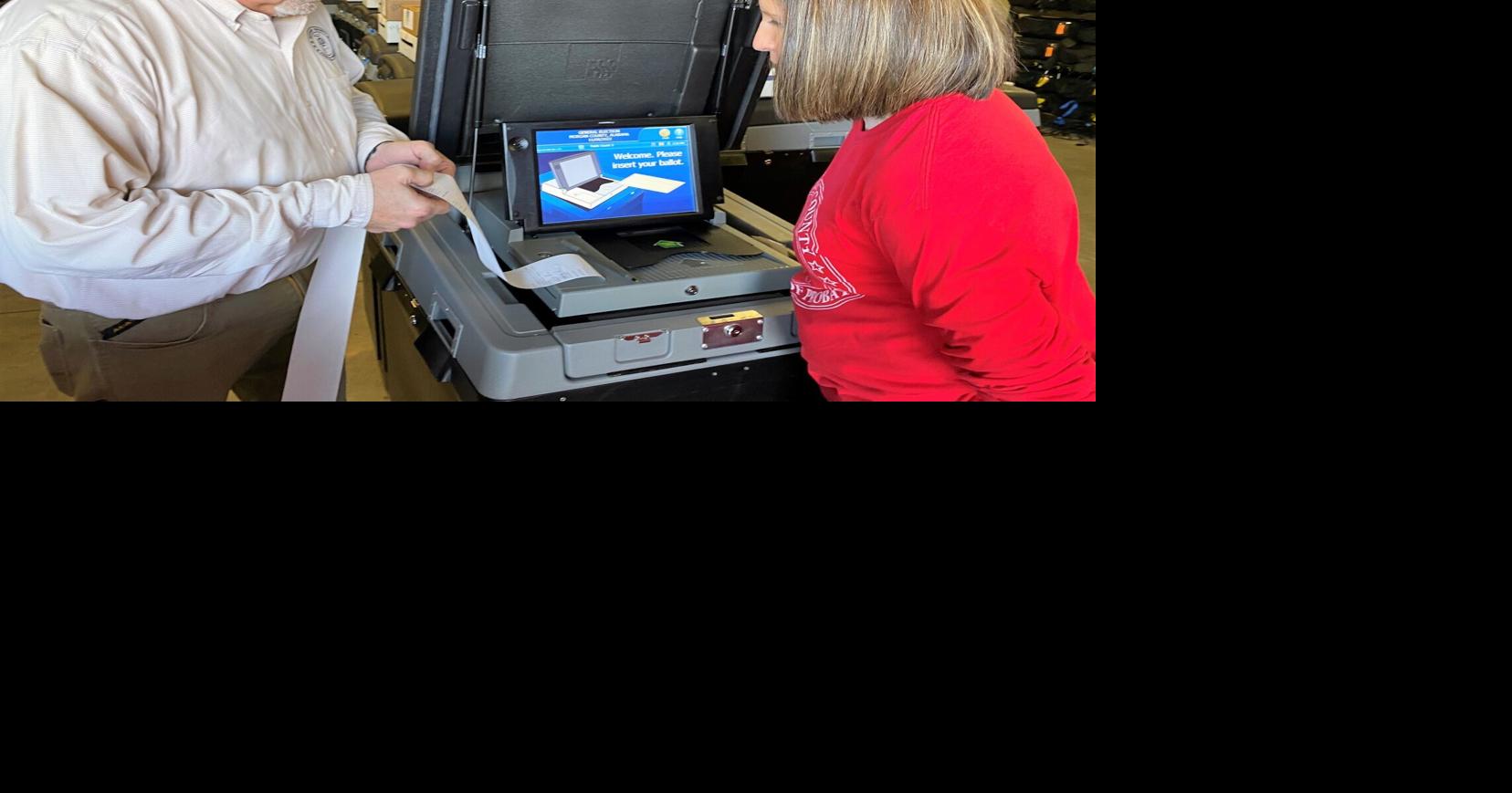 Voting machines tested and ready for Tuesday Elections