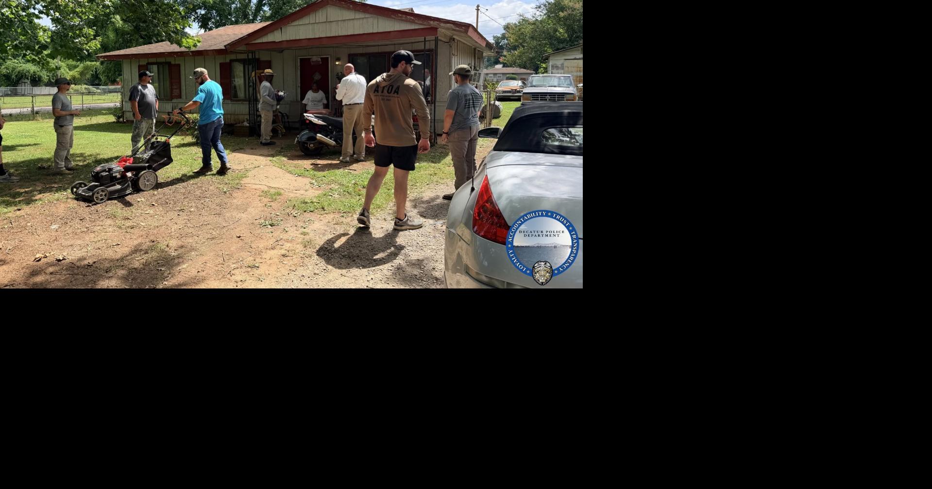 Decatur police launch Operation Lawn & Order to help elderly residents maintain yards