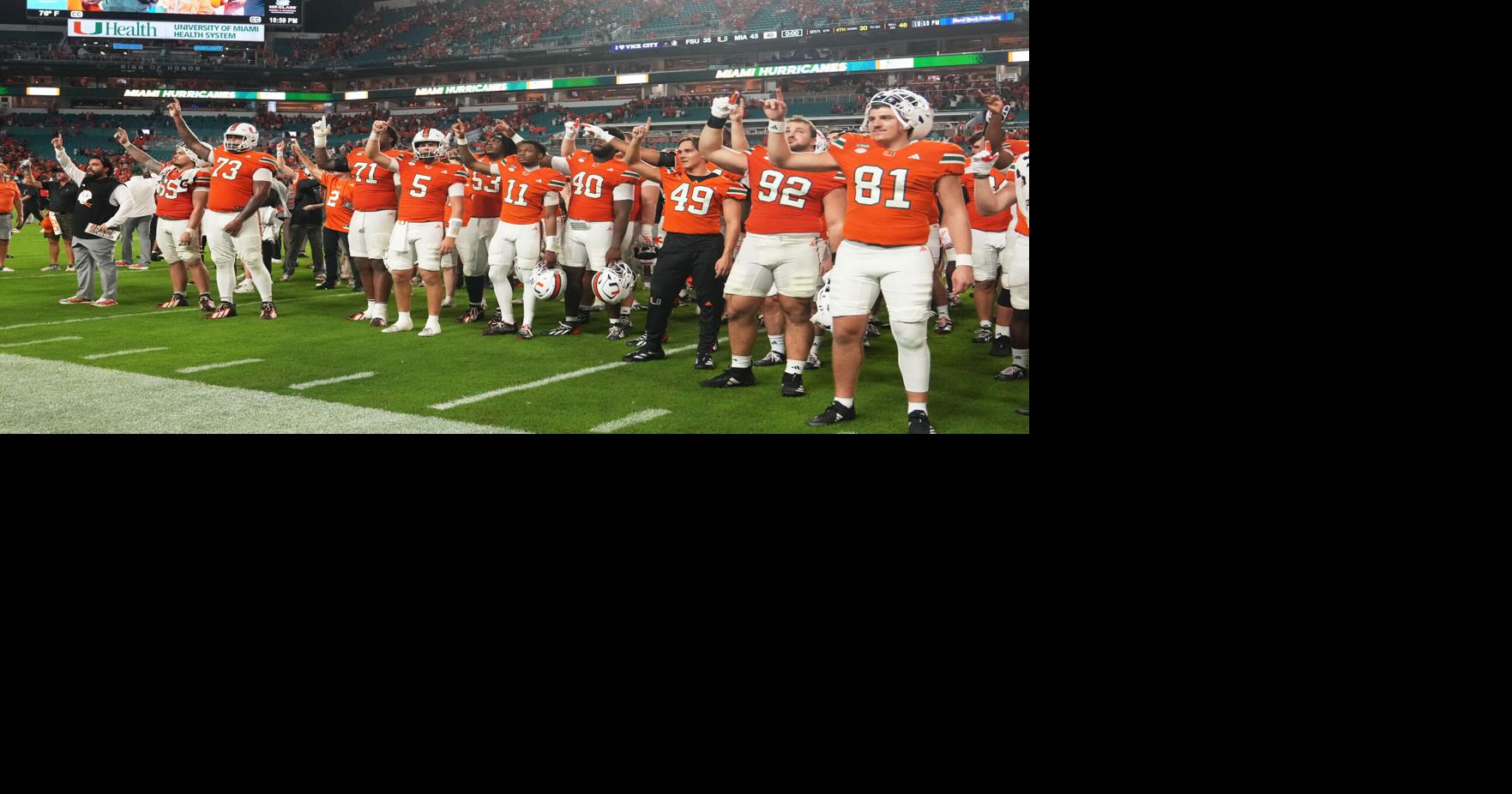 At Miami, going 1-0 each week is prioritized over being ranked No. 1