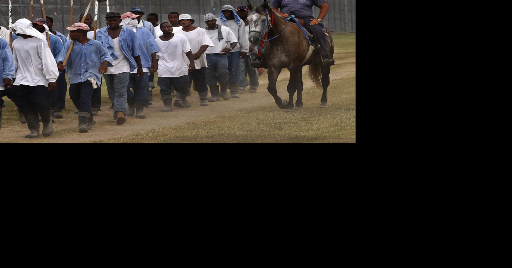 Prisoners fight against working in heat on former slave plantation ...
