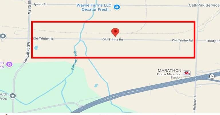 7990 Trinity Rd DU to partially close Old Trinity Road for work Monday | Decatur ...