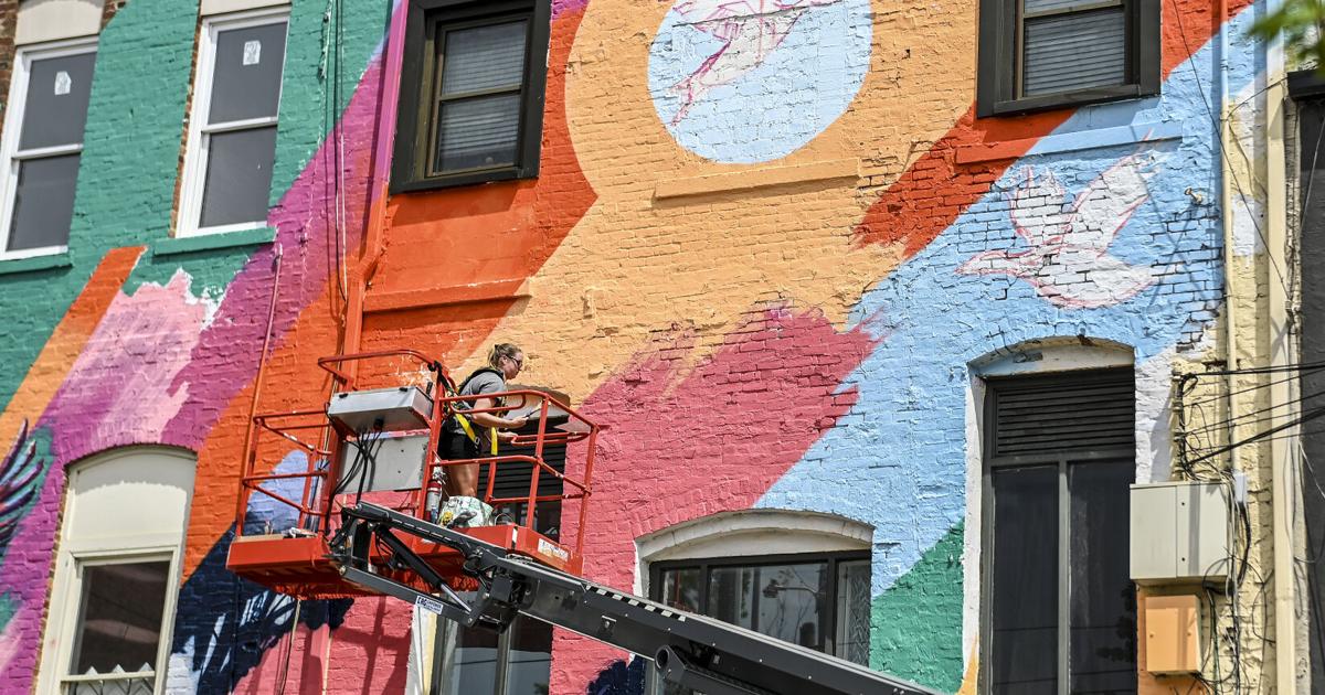 New Mural Decatur Square Mural expanding in Sonny Side alley off Johnston Street | Decatur ...