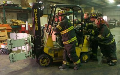 Forklift Catches Fire In Daily Warehouse Decaturdaily Com
