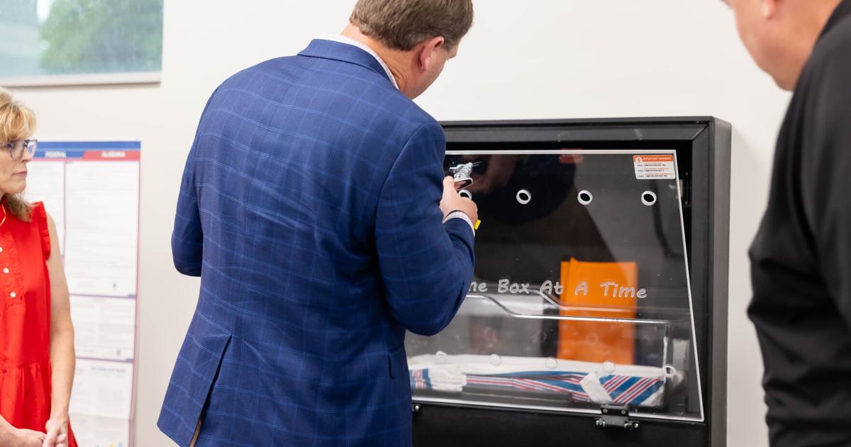 Hartselle unveils Safe Haven Baby Box at Health Park emergency department