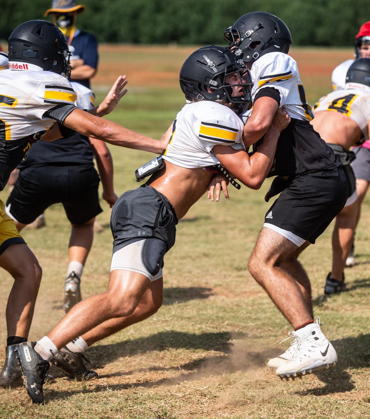 Priceville High football practice Gallery
