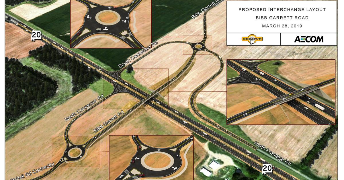 Decatur Bypass Map Overpass to feature roundabouts, bike lanes | Local News | decaturdaily.com