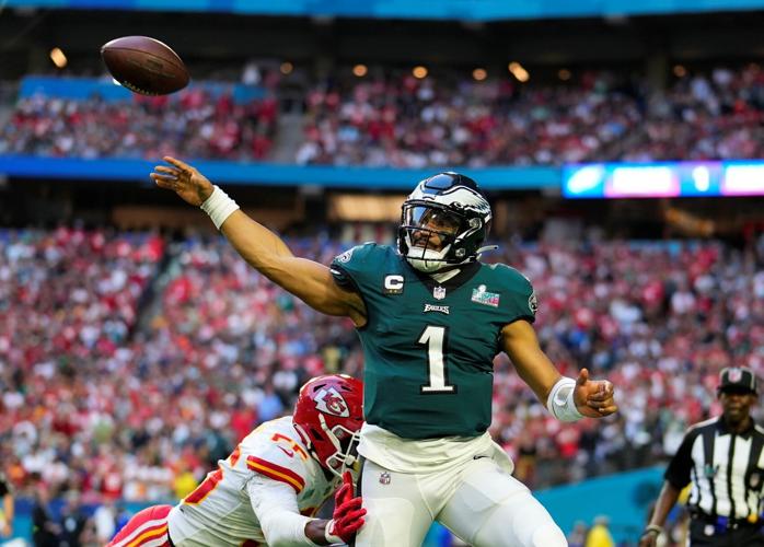 Eagles QB Jalen Hurts turned heads by building an all-female