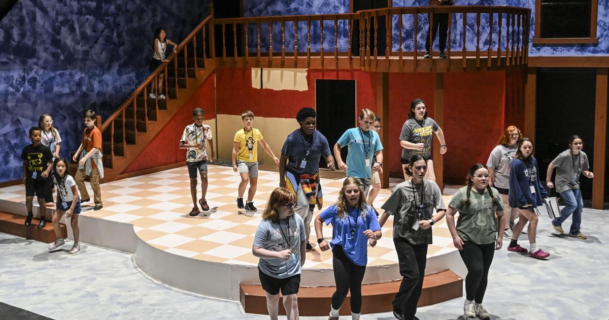 Theater Decatur Indiana Students learn about Broadway-style theater production at Decatur camp ...