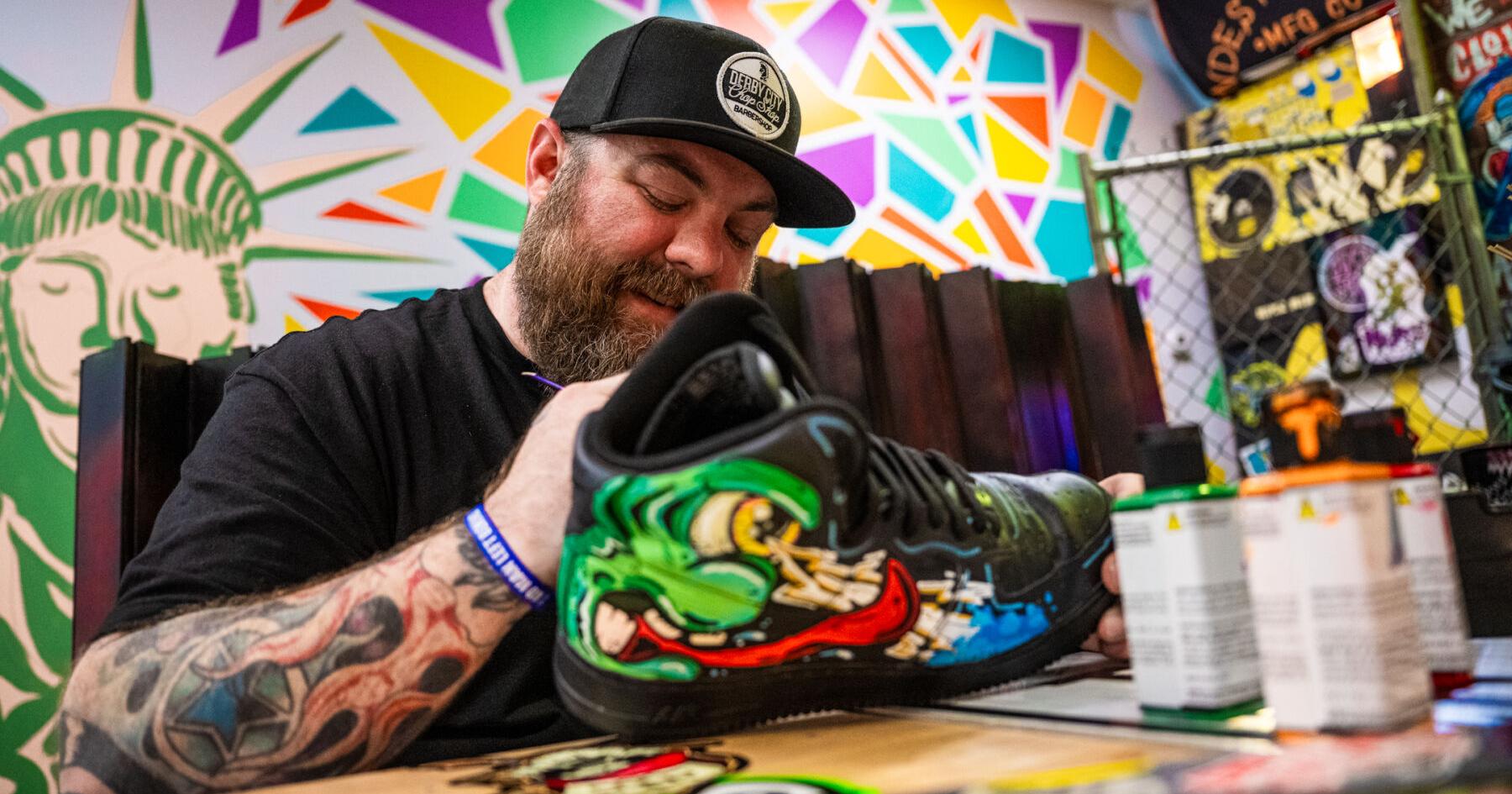 Sole Mission: Decatur man's Kommunity Kicks outfits youth with custom shoes - Vimarsana News