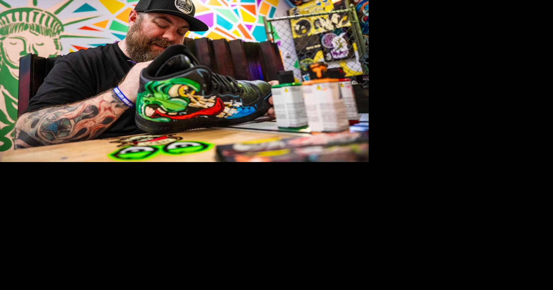 Sole Mission Decatur man's Kommunity Kicks outfits youth with custom shoes Living