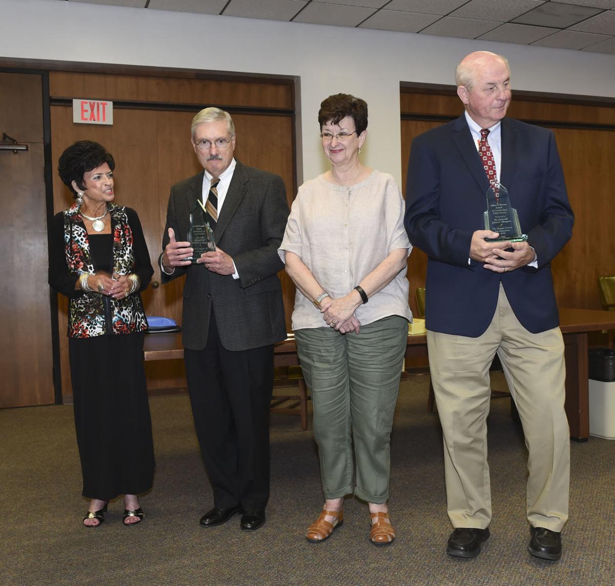 County Judges Haddock and Thompson Honored Gallery