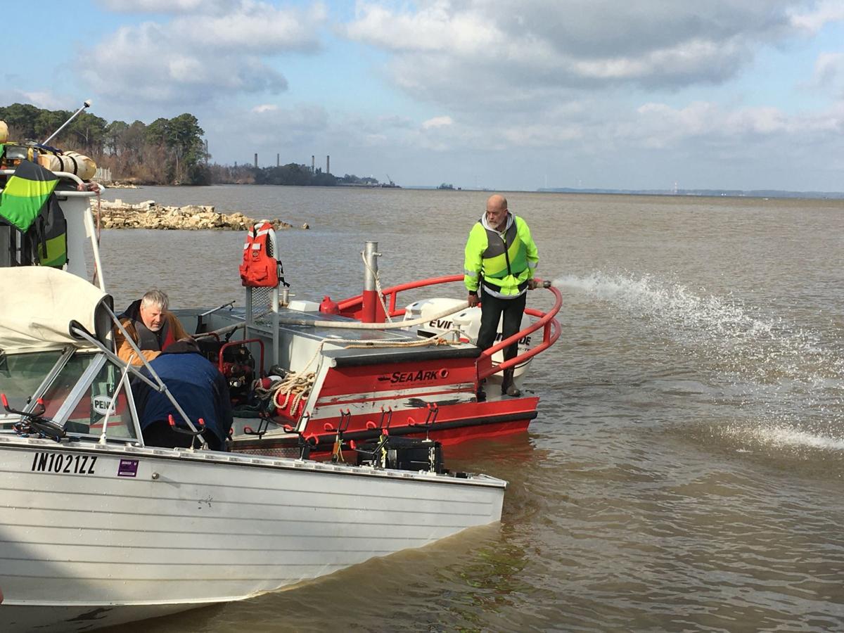 3 boats swamp during catfishing tournament at Ingalls Harbor Local