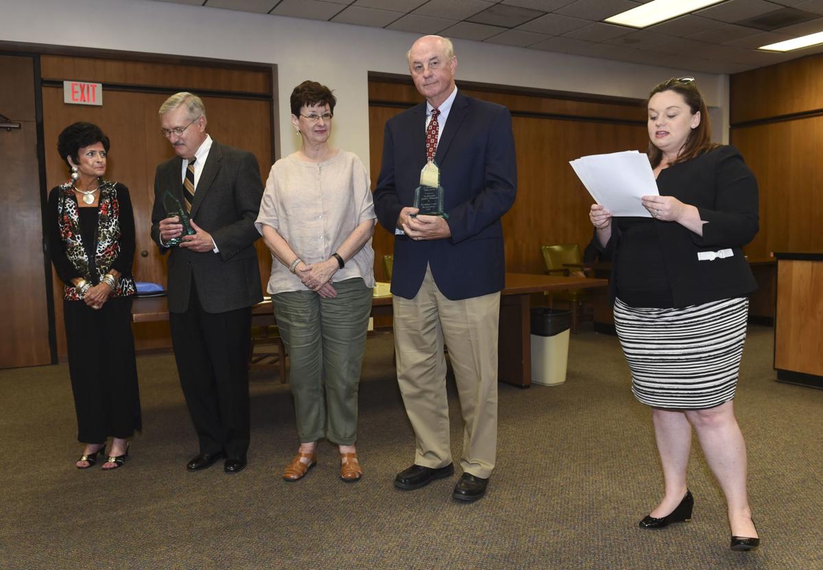County Judges Haddock and Thompson Honored Gallery