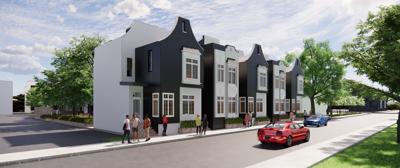 town homes artist rendering