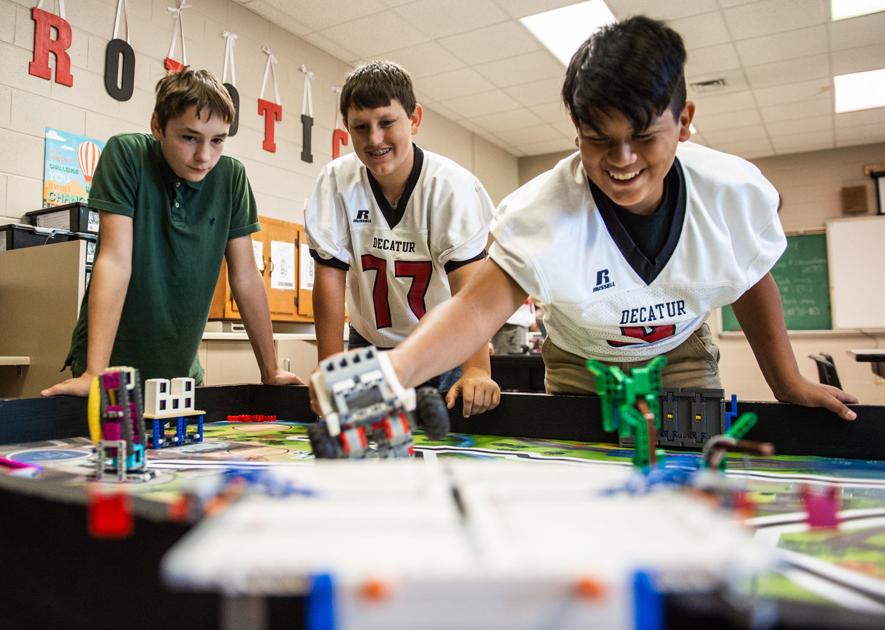Students focus on improving Decatur for robotics competition