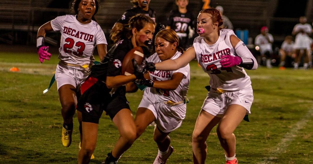 Austin Decatur Logo Austin, Decatur win their flag football debuts | High School ...