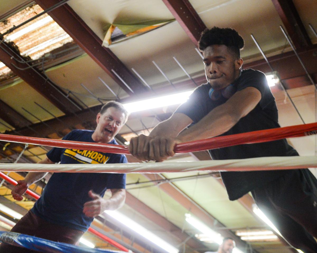 Boxing Trainer Jay Deas Works with Decatur Youth Gallery