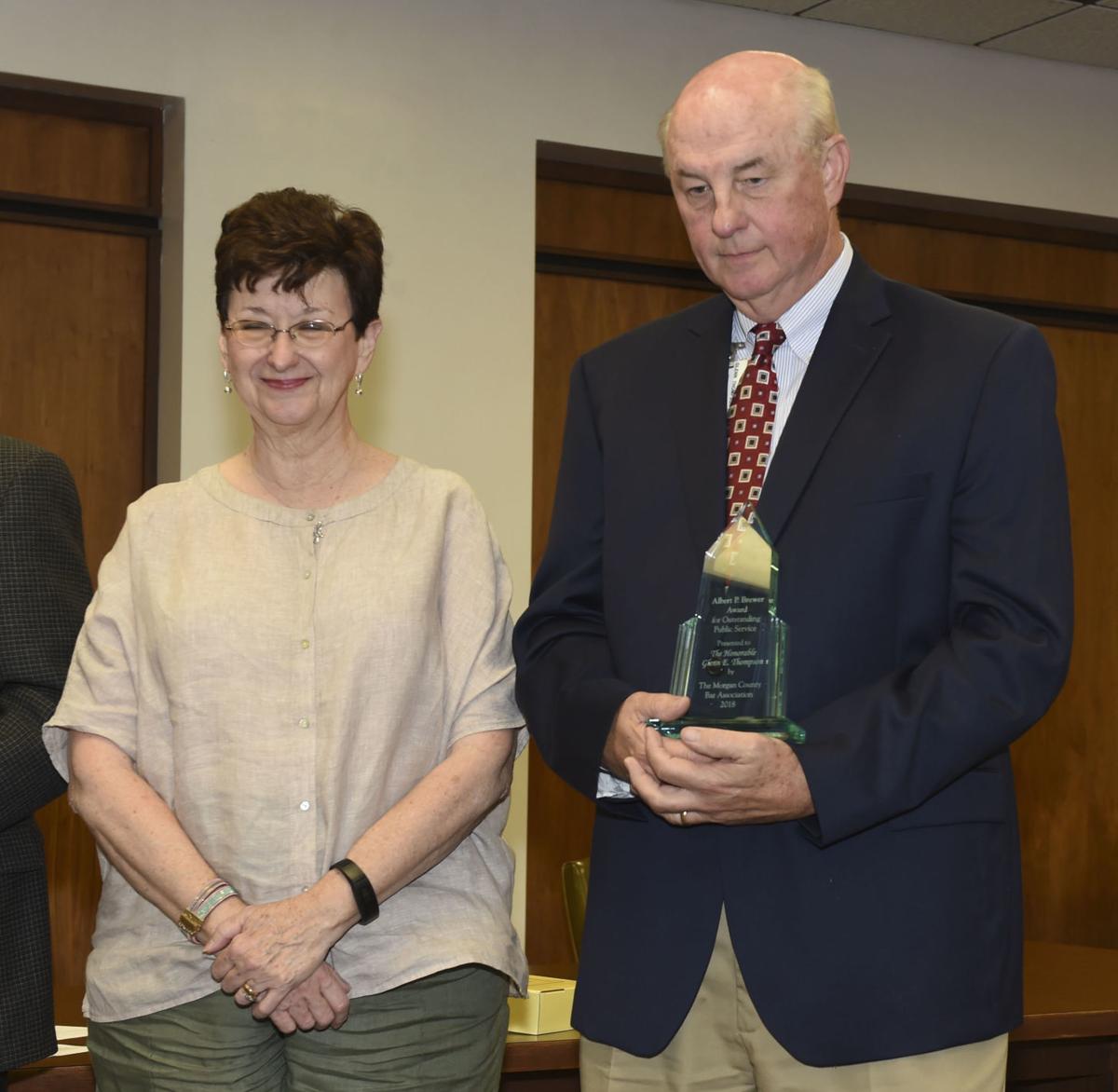 County Judges Haddock and Thompson Honored Gallery