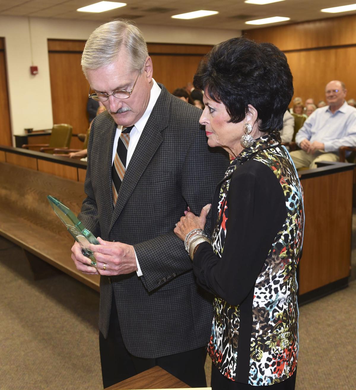 County Judges Haddock and Thompson Honored Gallery