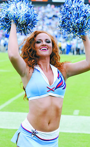 Last Sunday's Tennessee Titans Cheerleaders: The “uniformly