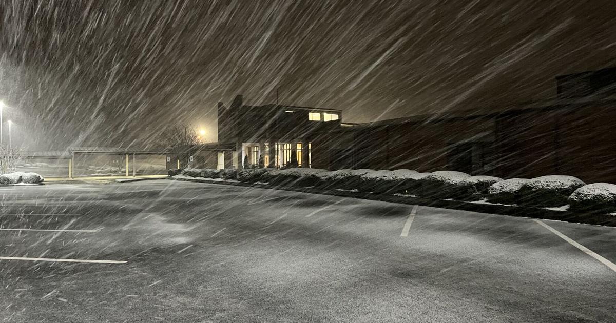 NWS: Area under winter storm warning with 2 to 3 inches of snow ...