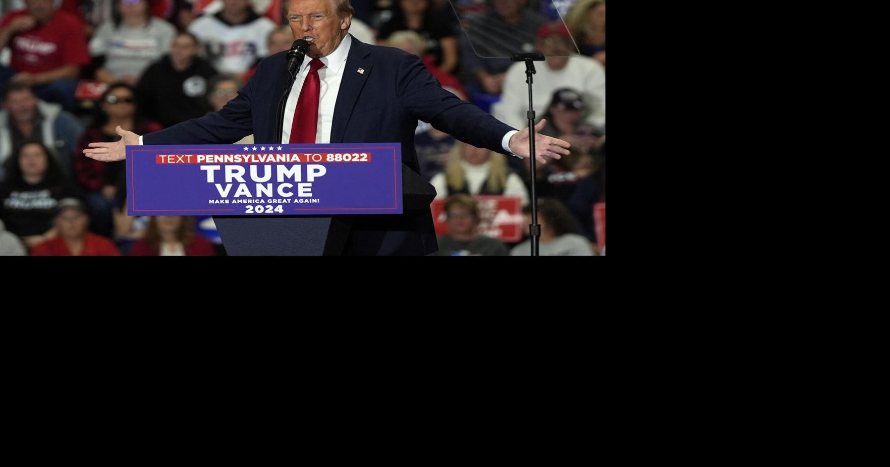 Trump offers prayers for people in hurricane's path after lashing out