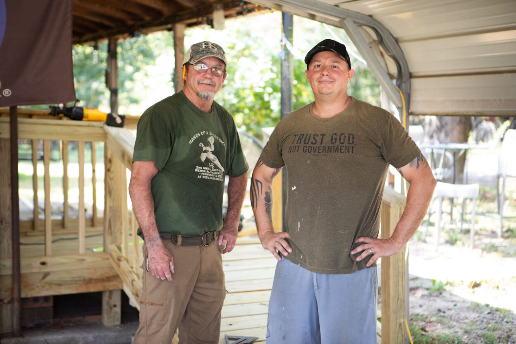 Hartselle men build wheelchair ramp for disabled neighbor