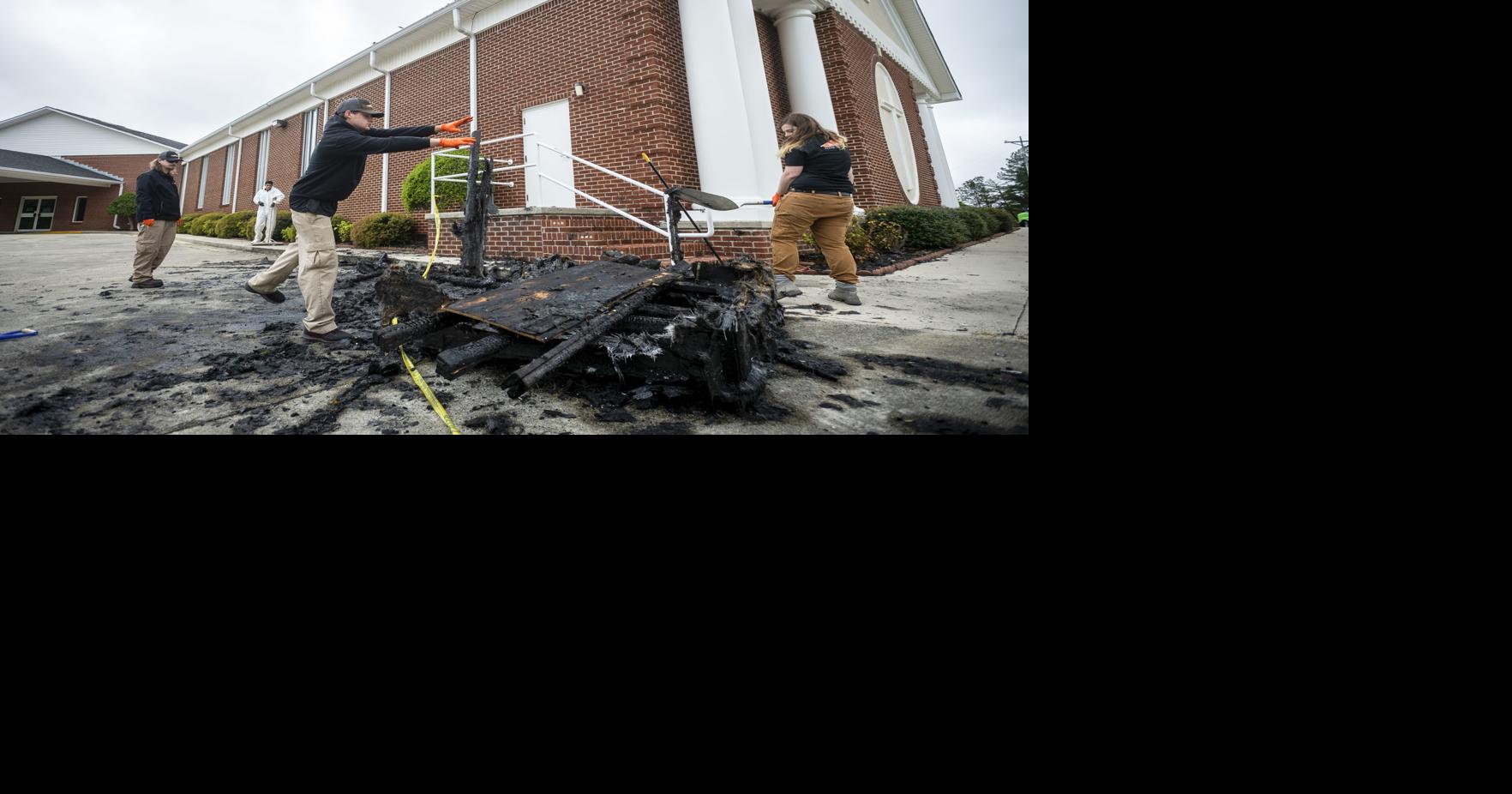 Lightning causes church fire at time Easter worshippers normally would ...