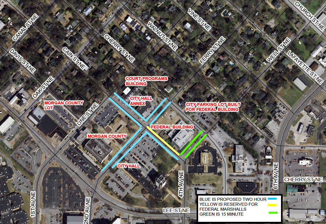 Parking limits for Decatur's government area Local News
