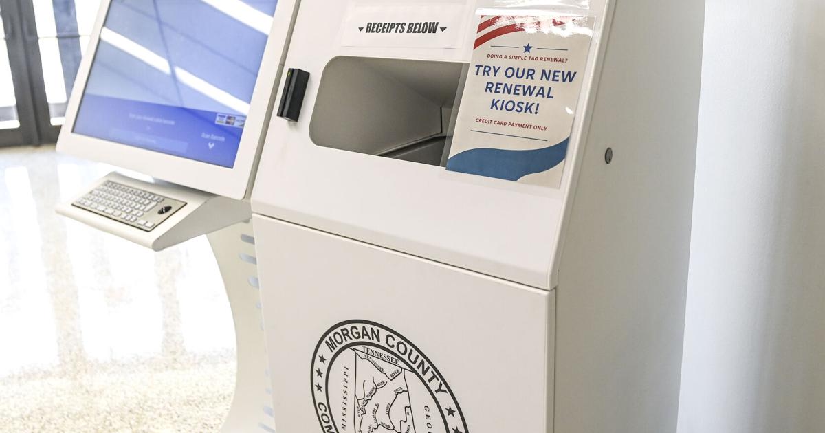 Decatur Tags New Morgan County license tag renewal kiosk avoids long lines | Morgan ...