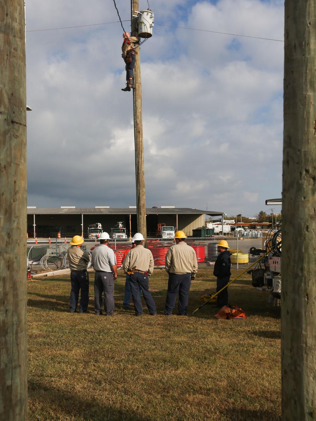 Decatur Utilities' Pole Top Rescue Test Gallery
