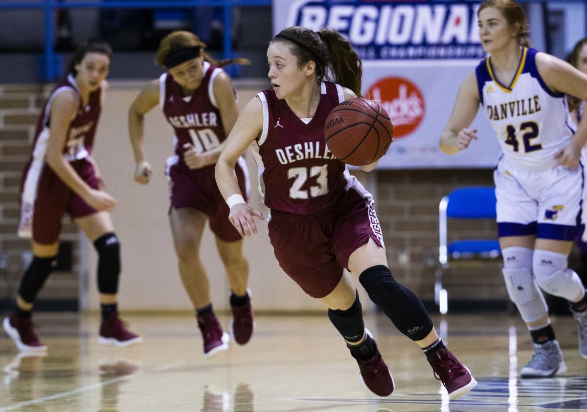 Deshler girls survive late push by Danville 5345 in the 4A Northwest Regional Gallery