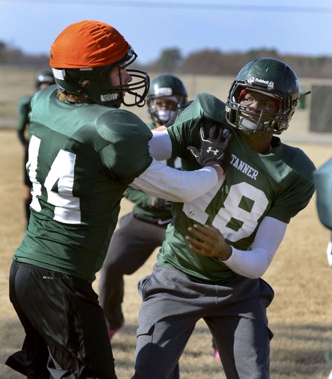 Tanner Football Practice Sports