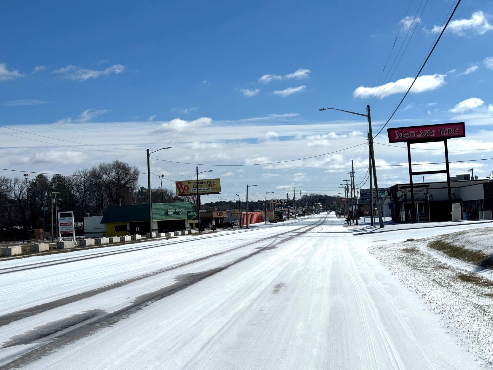 North Alabama remains iced over as wind chill drops below zero