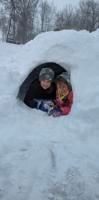 Adams County residents enjoy the snow