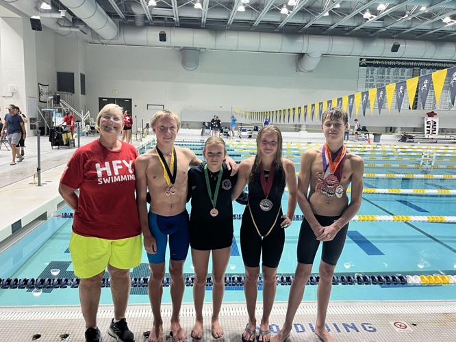 Henderson Family YMCA swimming medalists