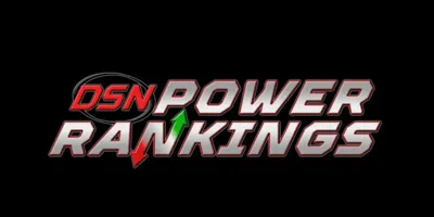 Power Rankings logo featuring the DSN logo and two arrows going in opposite directions.